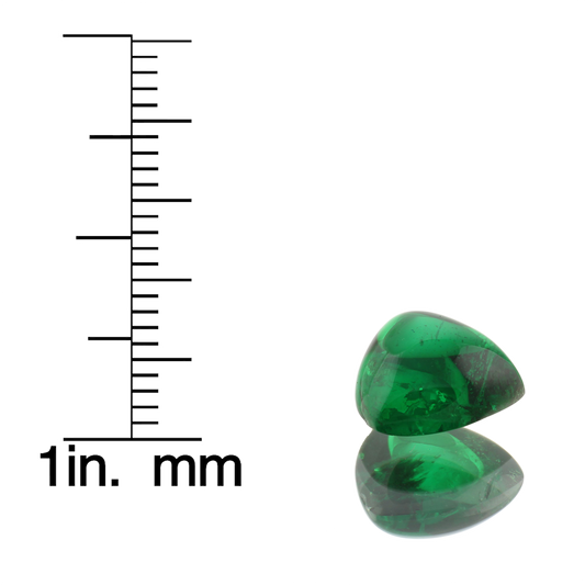 2.43ct Trillion Cab Fine Intense Green Tsavorite
