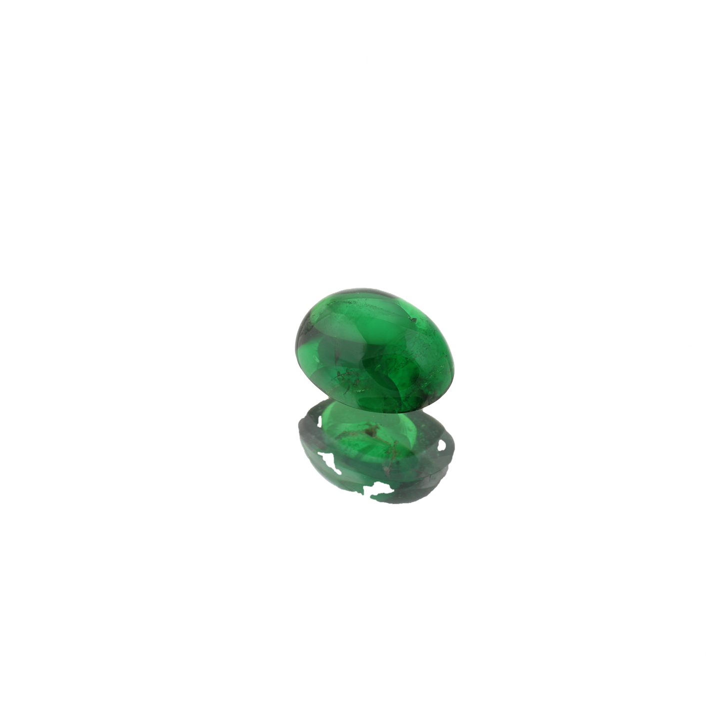 1.72ct Oval Cab Fine Intense Green Tsavorite