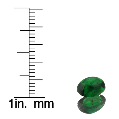1.72ct Oval Cab Fine Intense Green Tsavorite