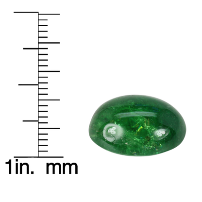 9.95ct Oval Cab Bright Green Tsavorite