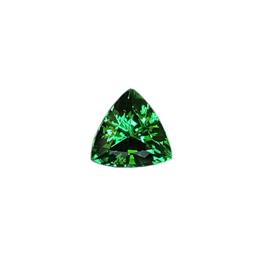 1.52ct Trillion Fine Intense Green Tsavorite