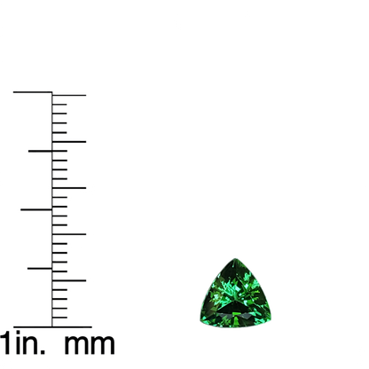 1.52ct Trillion Fine Intense Green Tsavorite