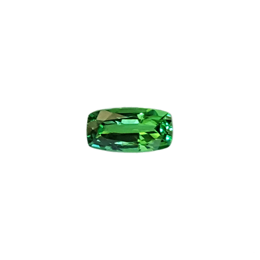 7x3.8mm Cushion Bright Green Tsavorite
