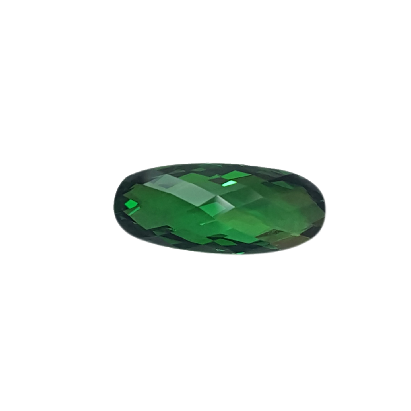 3.4ct Cushion Checkerboard Cut Tsavorite