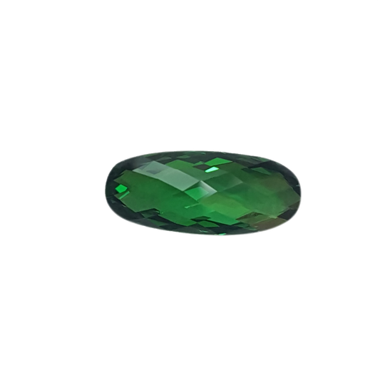 3.4ct Cushion Checkerboard Cut Tsavorite