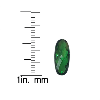 3.4ct Cushion Checkerboard Cut Tsavorite