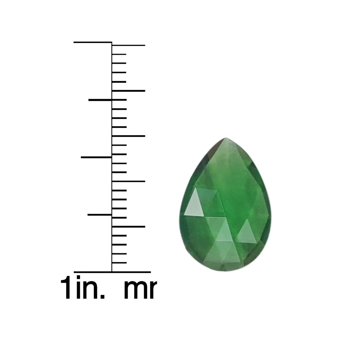 4.35ct Pear Shape Bright Green Tsavorite