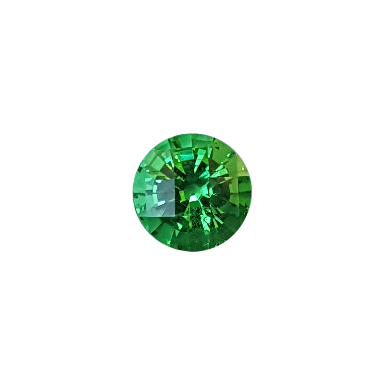 6.2mm Round Bright Green Tsavorite