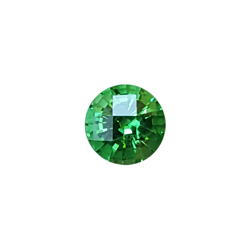 6.2mm Round Bright Green Tsavorite