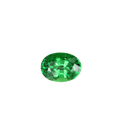 3.89ct Oval Bright Green Tsavorite