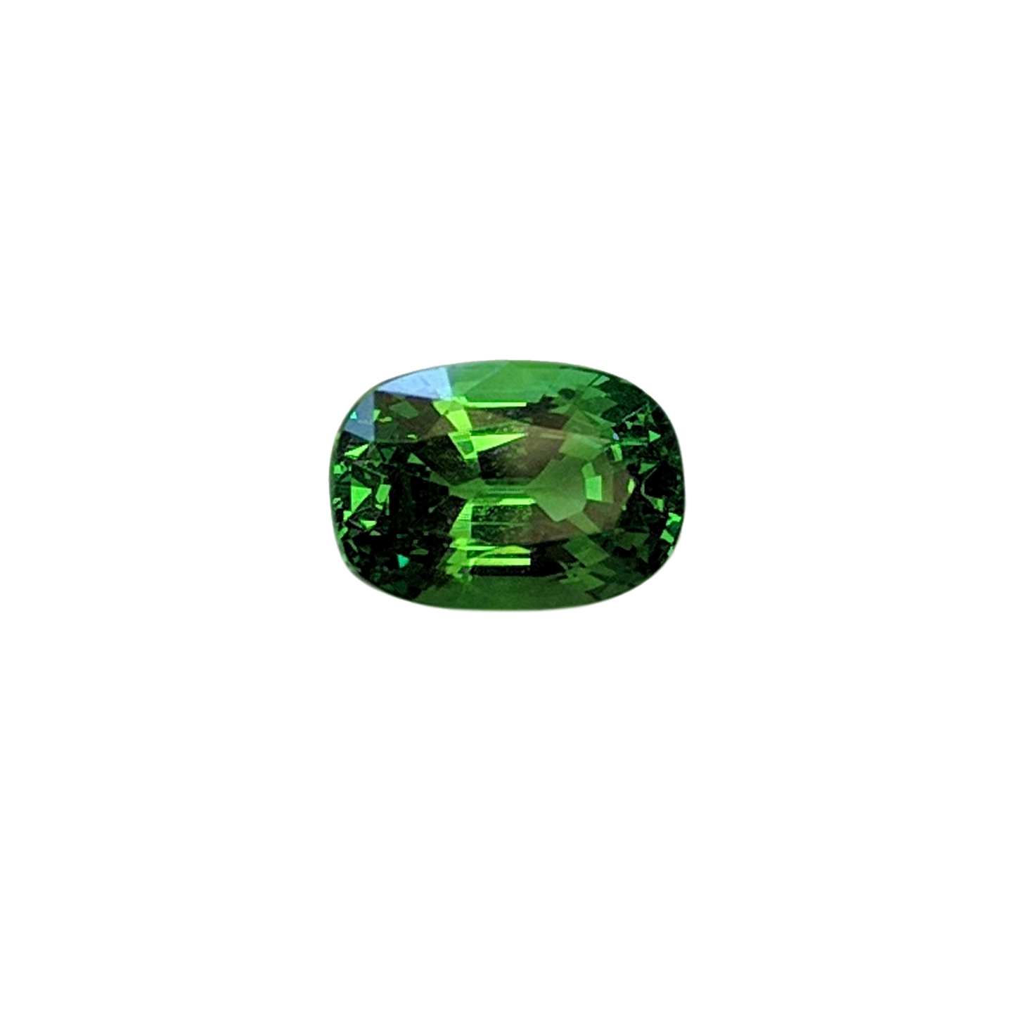 2.19ct Cushion Bright Green Tsavorite
