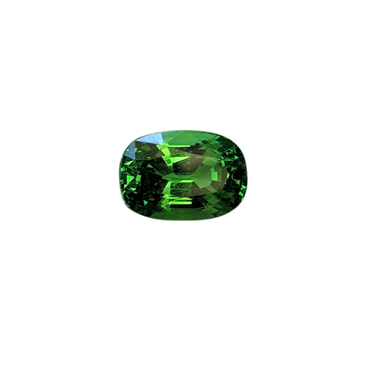 2.19ct Cushion Bright Green Tsavorite