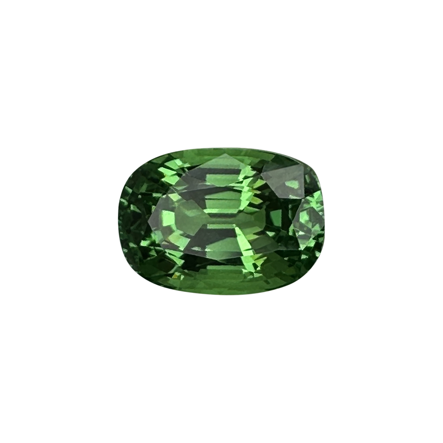 2.19ct Cushion Bright Green Tsavorite