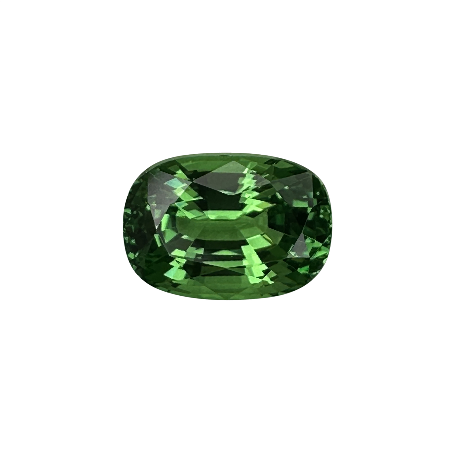 2.19ct Cushion Bright Green Tsavorite