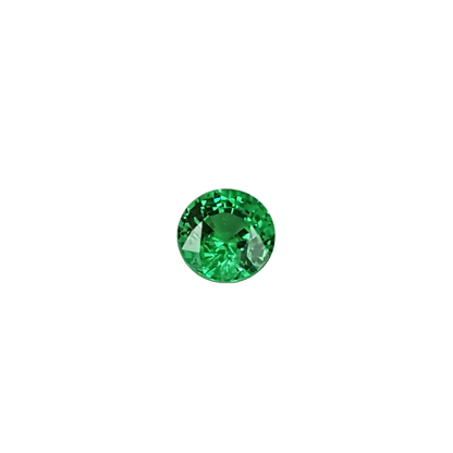 6.7mm Round Light Green Tsavorite