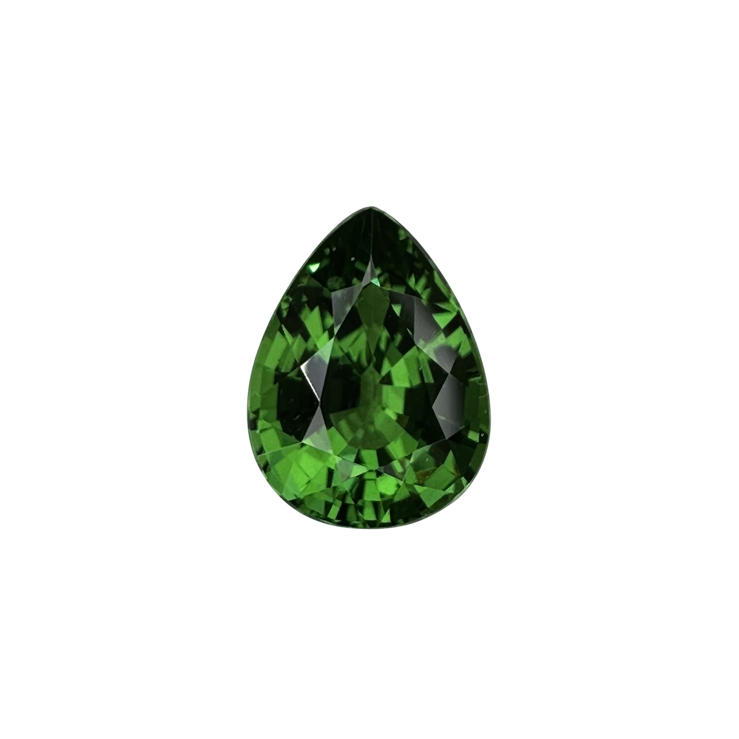 2.26ct Pear Shape Bright Green Tsavorite