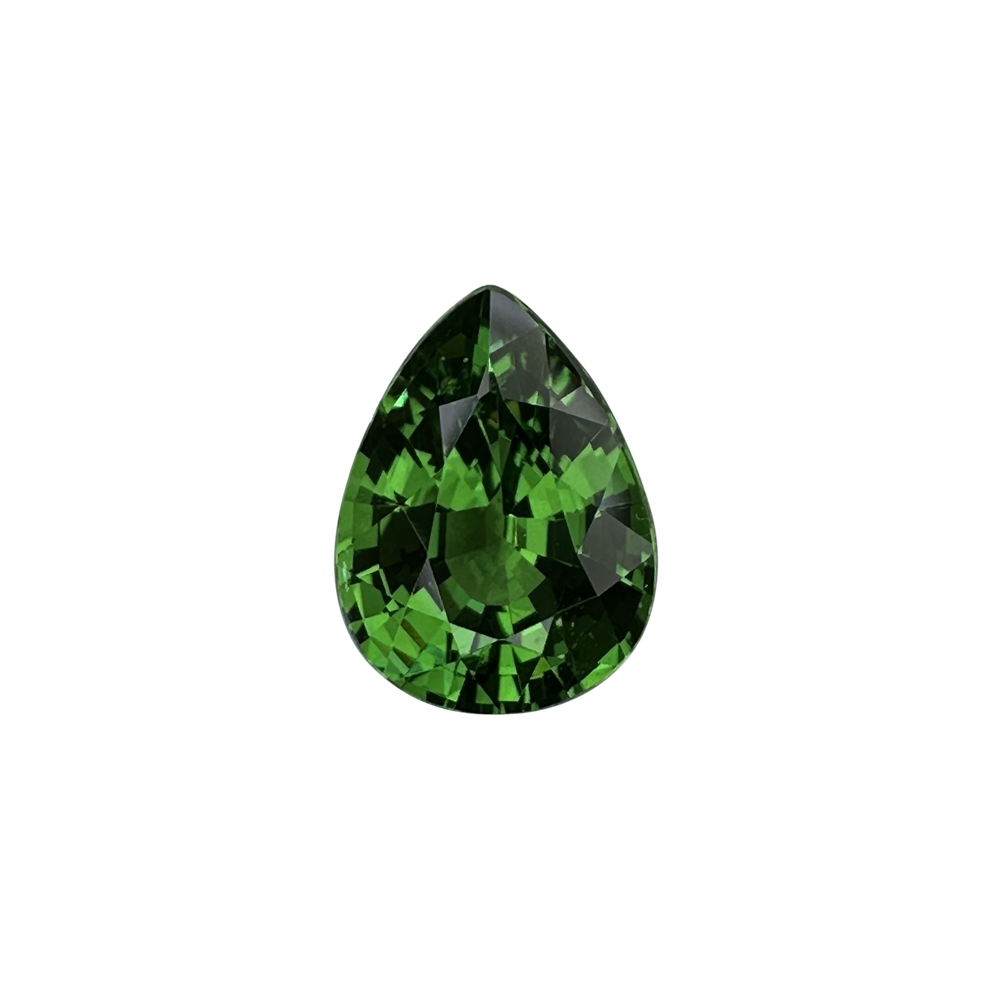 2.26ct Pear Shape Bright Green Tsavorite