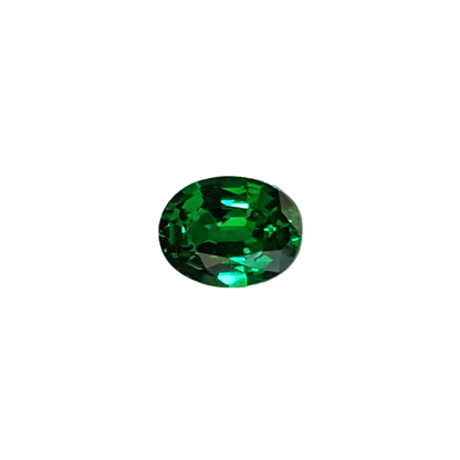 0.96ct Oval Deep Minty Green Tsavorite