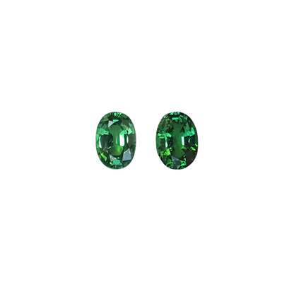 7x5mm Oval Bright Green Tsavorite