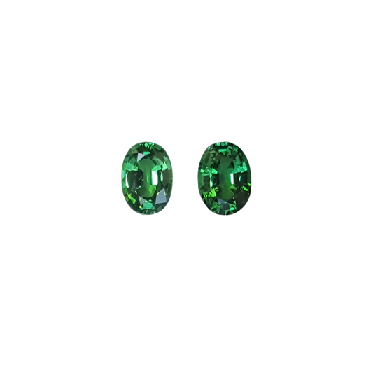 7x5mm Oval Bright Green Tsavorite