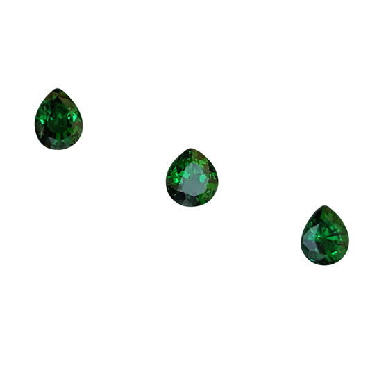 1.99ct Pear Shape Fine Saturated Green Tsavorite