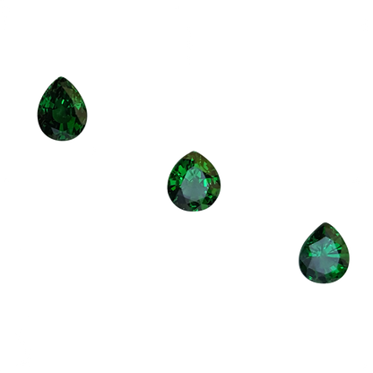 1.99ct Pear Shape Fine Saturated Green Tsavorite