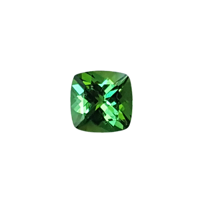 5.5mm Cushion Bright Green Tsavorite