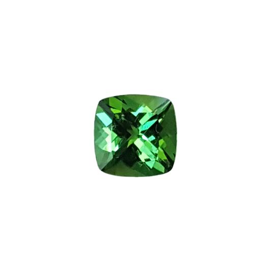 5.5mm Cushion Bright Green Tsavorite