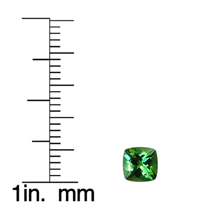 5.5mm Cushion Bright Green Tsavorite