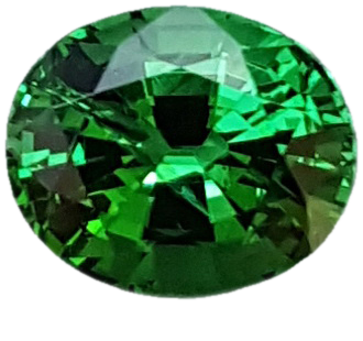 1.51ct Oval Bright Green Tsavorite