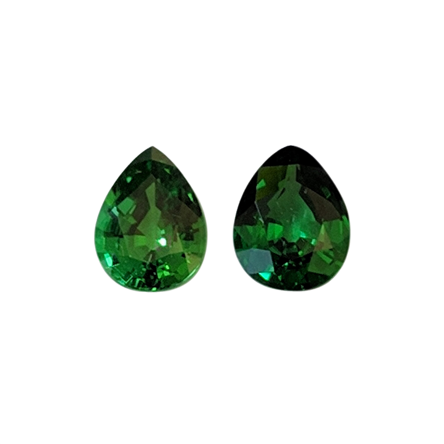 1.98ct Pear Shape Fine Intense Green Tsavorite