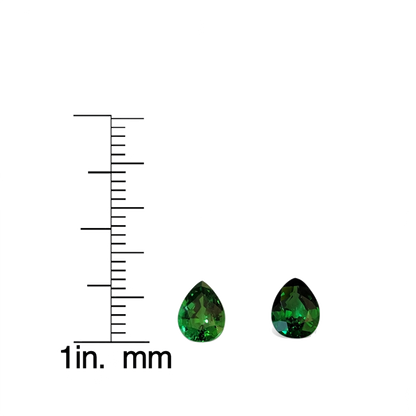 1.98ct Pear Shape Fine Intense Green Tsavorite