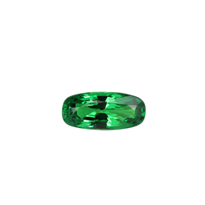 4.06ct Cushion Deep Minty Green Tsavorite