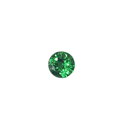 6.9mm Round Bright Green Tsavorite