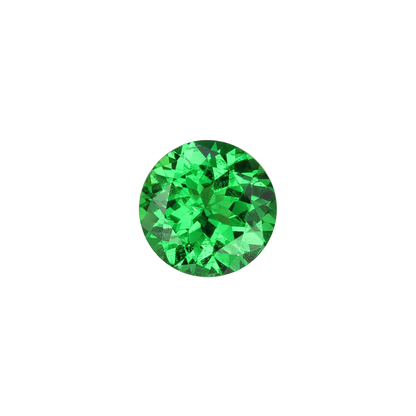 6.9mm Round Bright Green Tsavorite