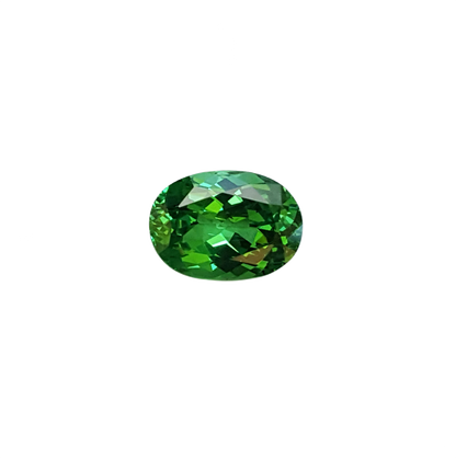 4.23ct Oval Bright Yellowish Green Tsavorite