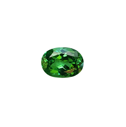 4.23ct Oval Bright Yellowish Green Tsavorite