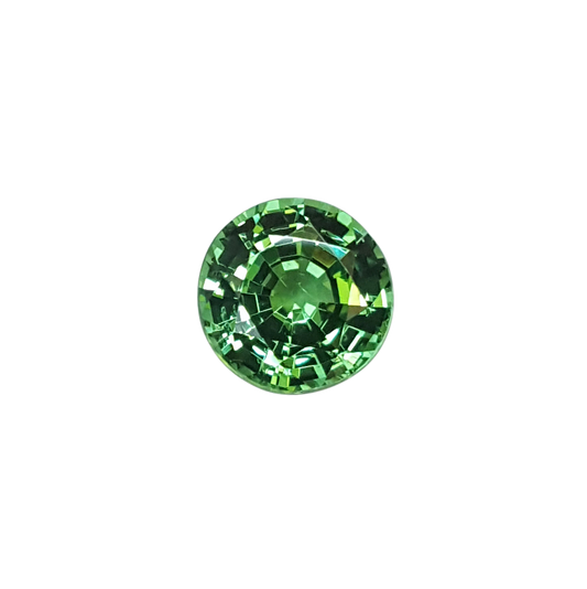7mm Round Bright Green Tsavorite