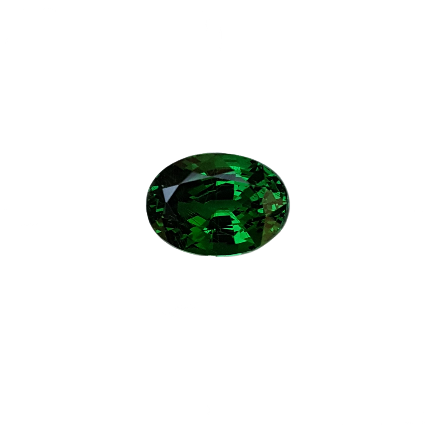 3.08ct Oval Gem Quality - Fine Intense Green Tsavorite