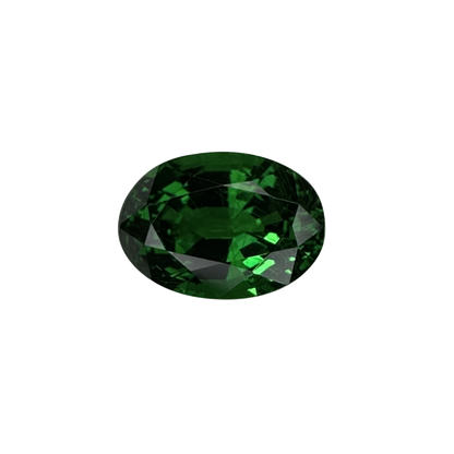 3.08ct Oval Gem Quality - Fine Intense Green Tsavorite