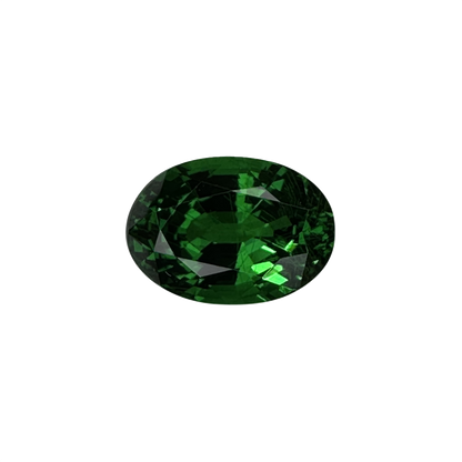 3.08ct Oval Gem Quality - Fine Intense Green Tsavorite
