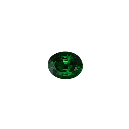 4.5ct Oval Gem Quality - Fine Intense Green Tsavorite