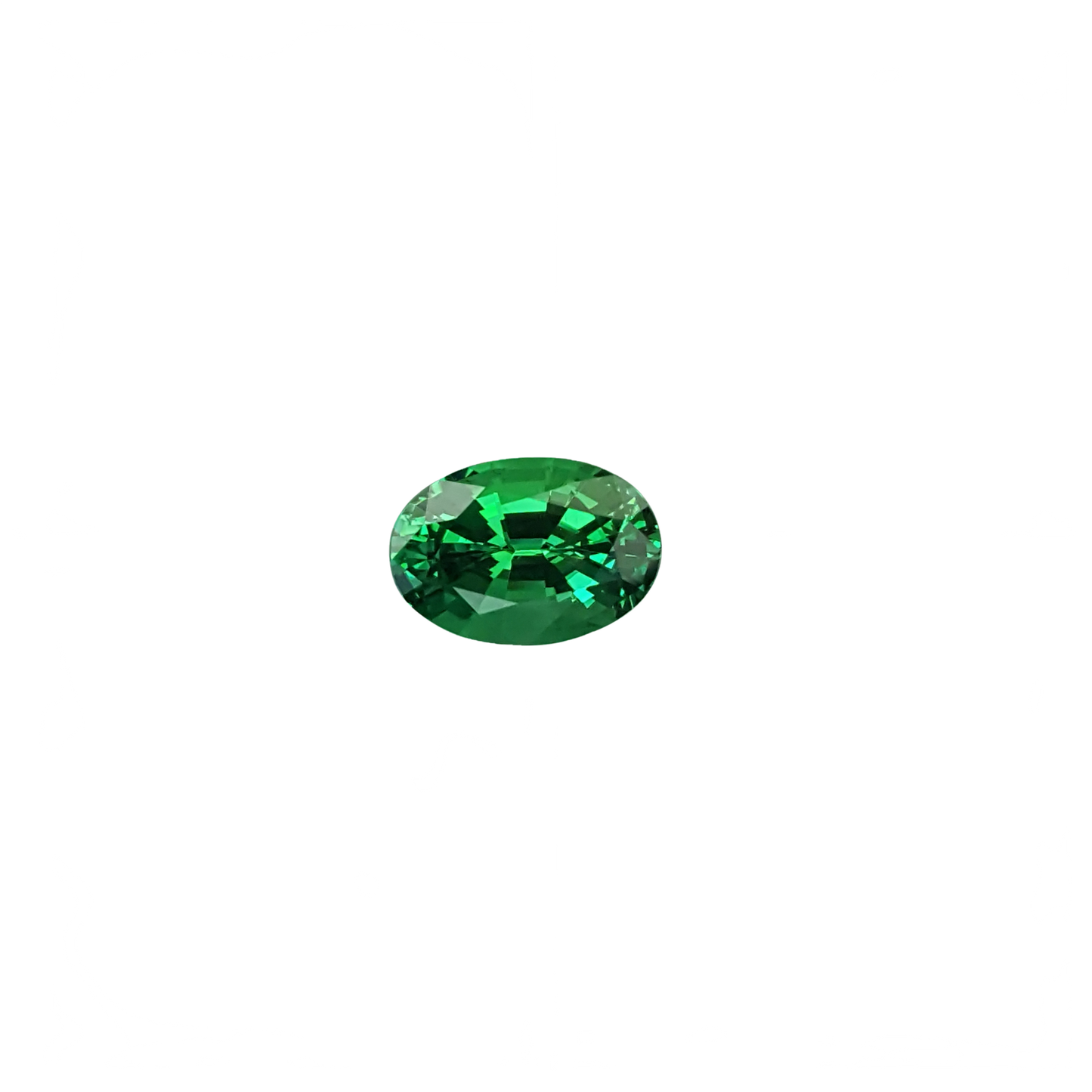 3.2ct Oval Bright Green Tsavorite