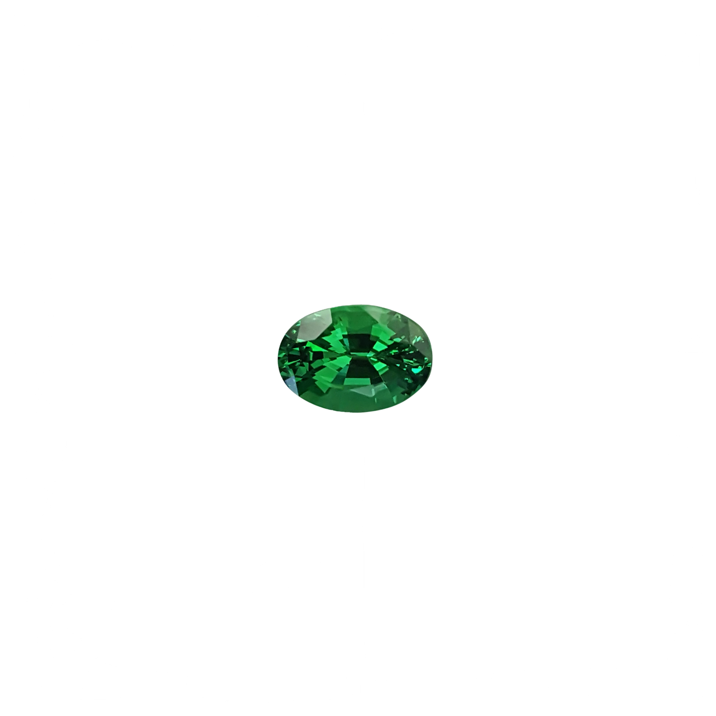 3.2ct Oval Bright Green Tsavorite