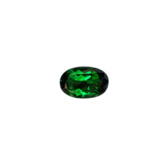 1.54ct Oval Gem Quality - Fine Intense Green Tsavorite