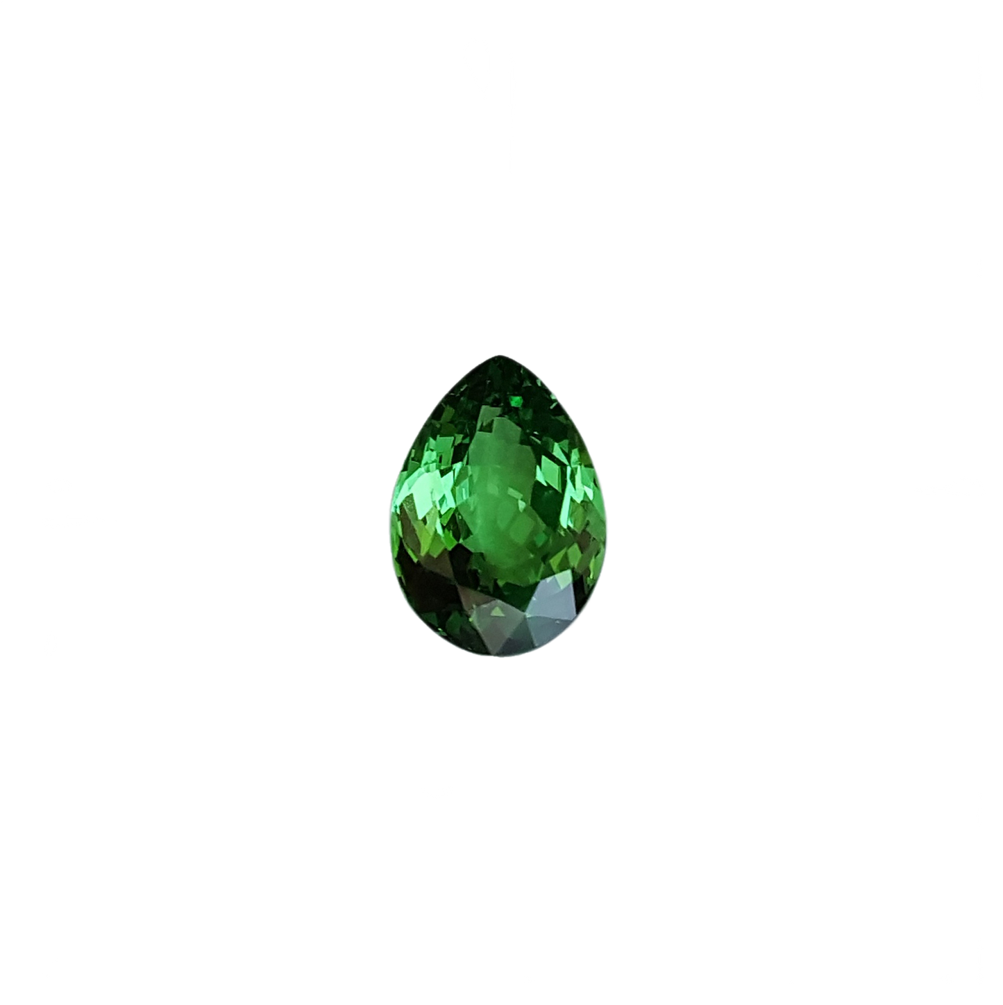 2.36ct Pear Shape Bright Green Tsavorite