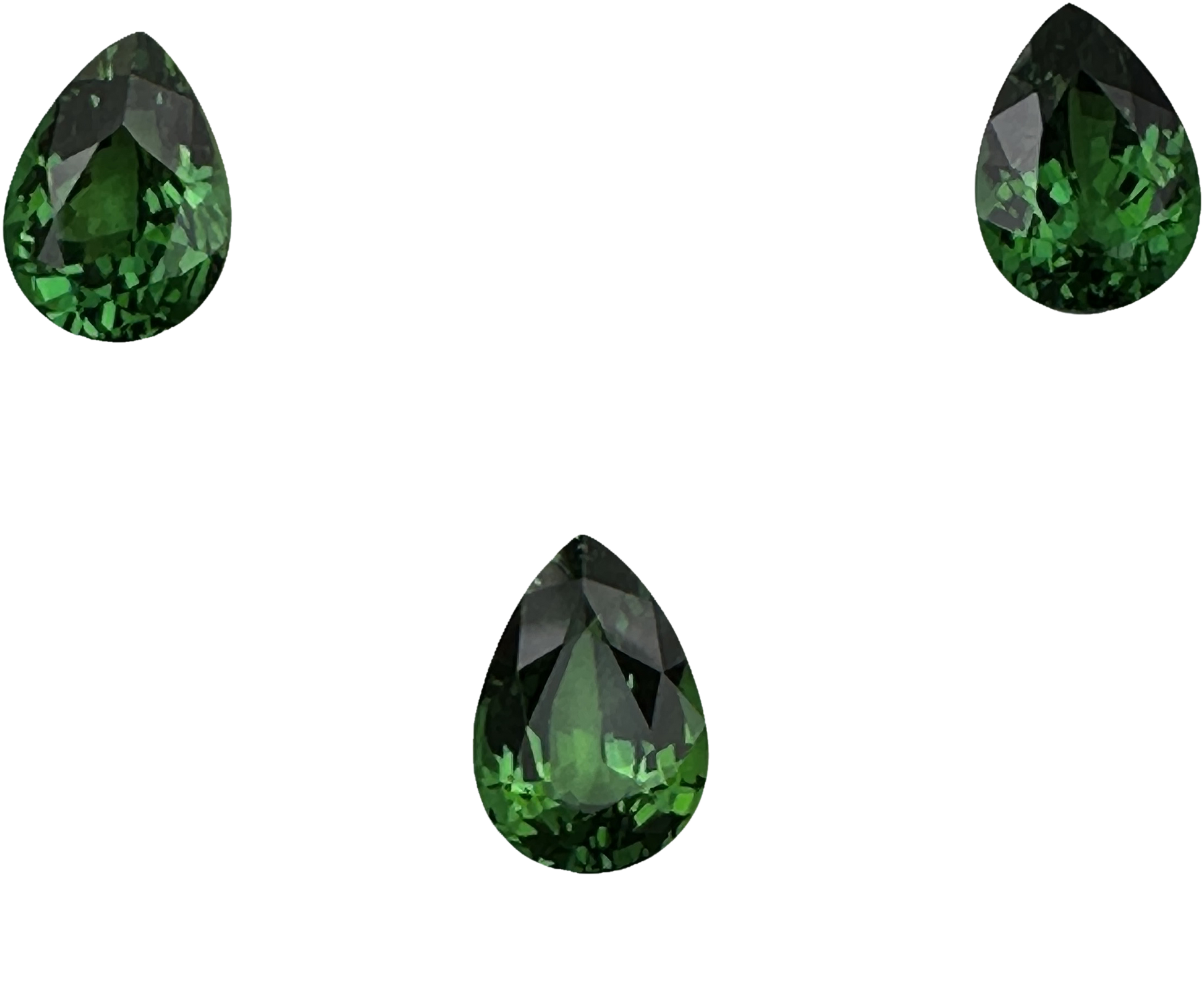 2.4ct Pear Shape Bright Green Tsavorite