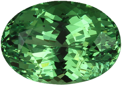 12.14ct Oval Light Mint Green Tsavorite