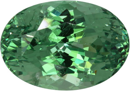 12.14ct Oval Light Mint Green Tsavorite