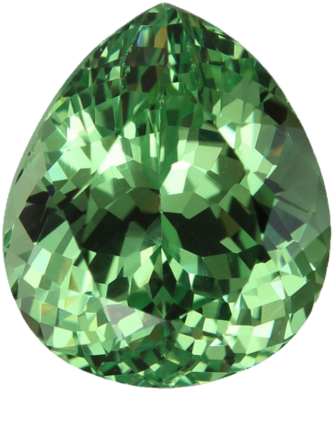 5.07ct Pear Shape Mint Garnet